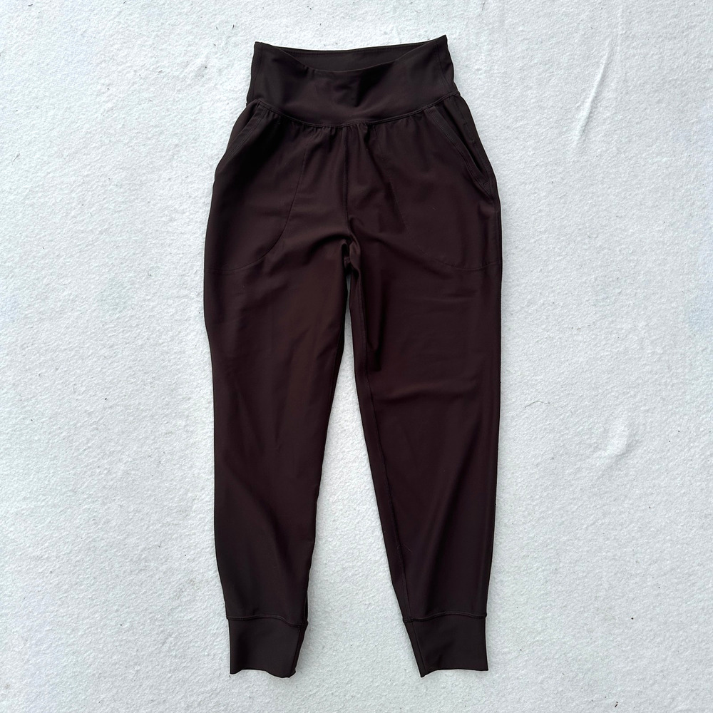 Old Navy Active Powersoft High-Rise Go-Dry Ankle Jogger Women's Size S Brown